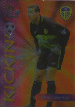Nigel Martyn Leeds United 2000 Futera Fans' Selection Chrome #127c